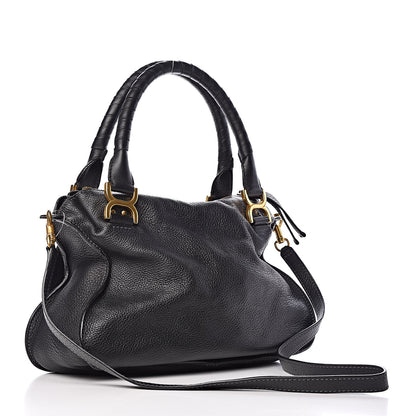 Chloe Calfskin Medium Marcie Satchel Black 4 of 10