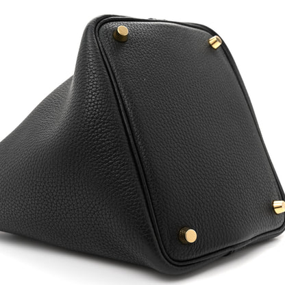 Hermes Taurillon Clemence Picotin Lock 18 PM Black 9 of 12