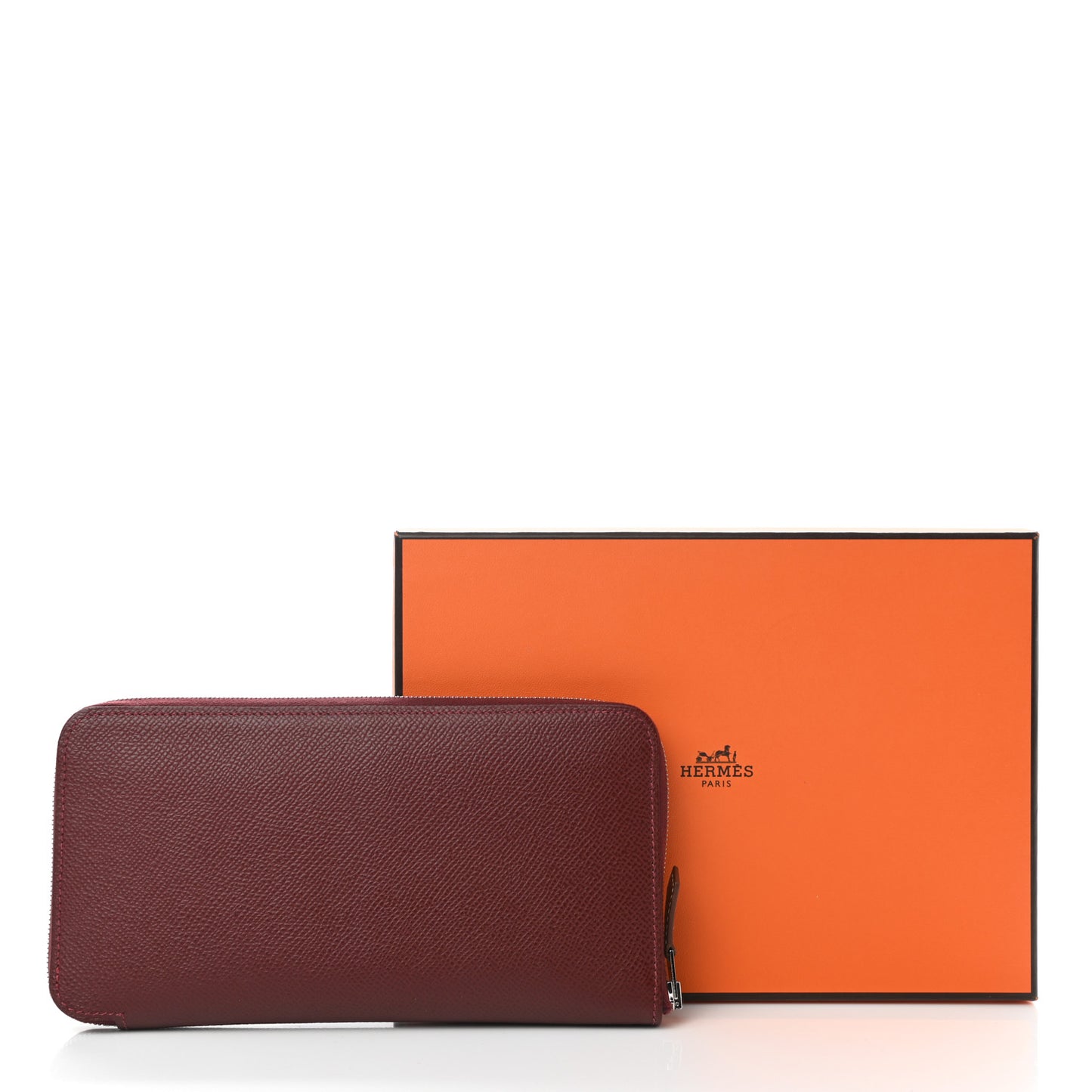 Epsom Silk'In Wallet Rouge H
