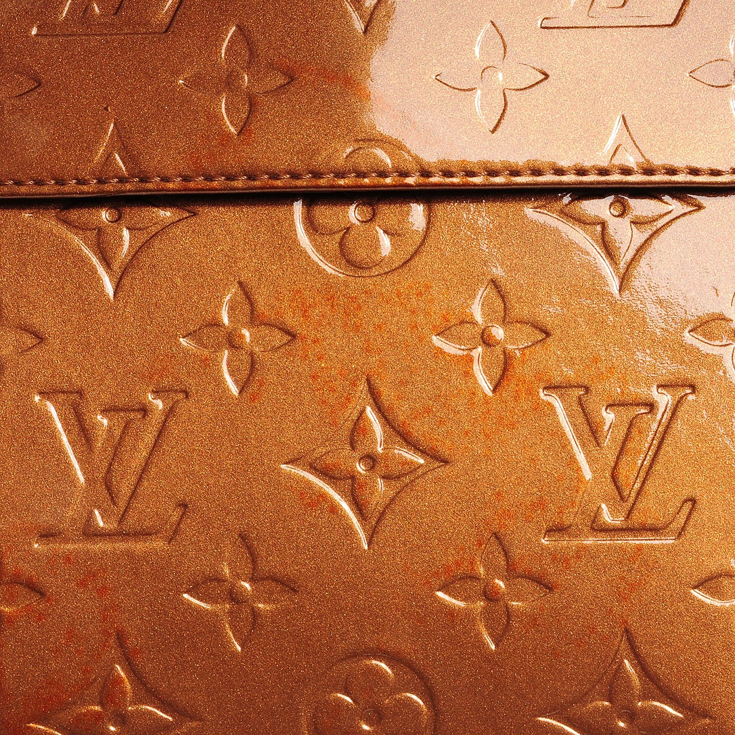 Louis Vuitton Vernis Mott Bronze 8 of 8