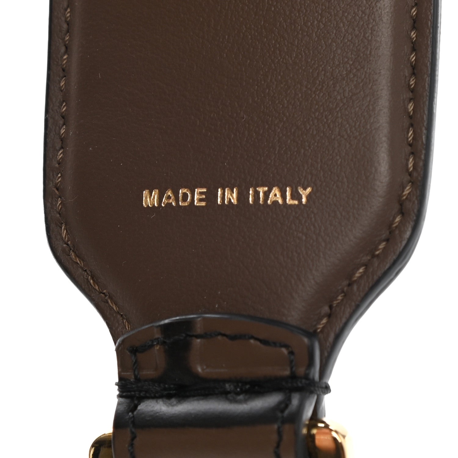Fendi Vitello Century Bi-Color FF 1974 Embossed Strap You Maya Black 5 of 6
