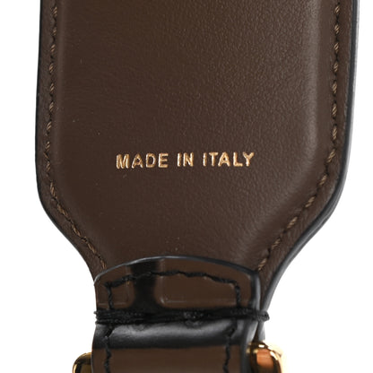 Fendi Vitello Century Bi-Color FF 1974 Embossed Strap You Maya Black 5 of 6