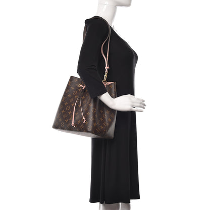 Louis Vuitton Monogram Neonoe MM Rose Poudre 2 of 11