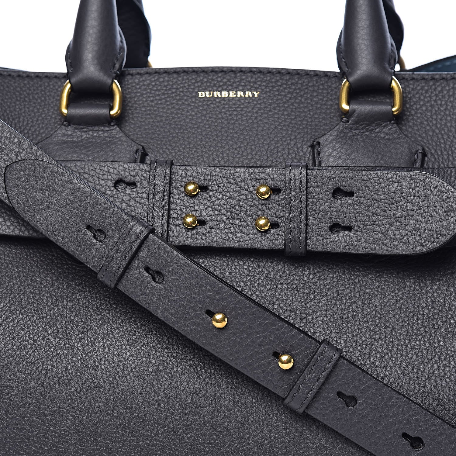 Burberry Soft Grain Calfskin Medium Belt Bag Marais Charcoal Grey 15 of 15