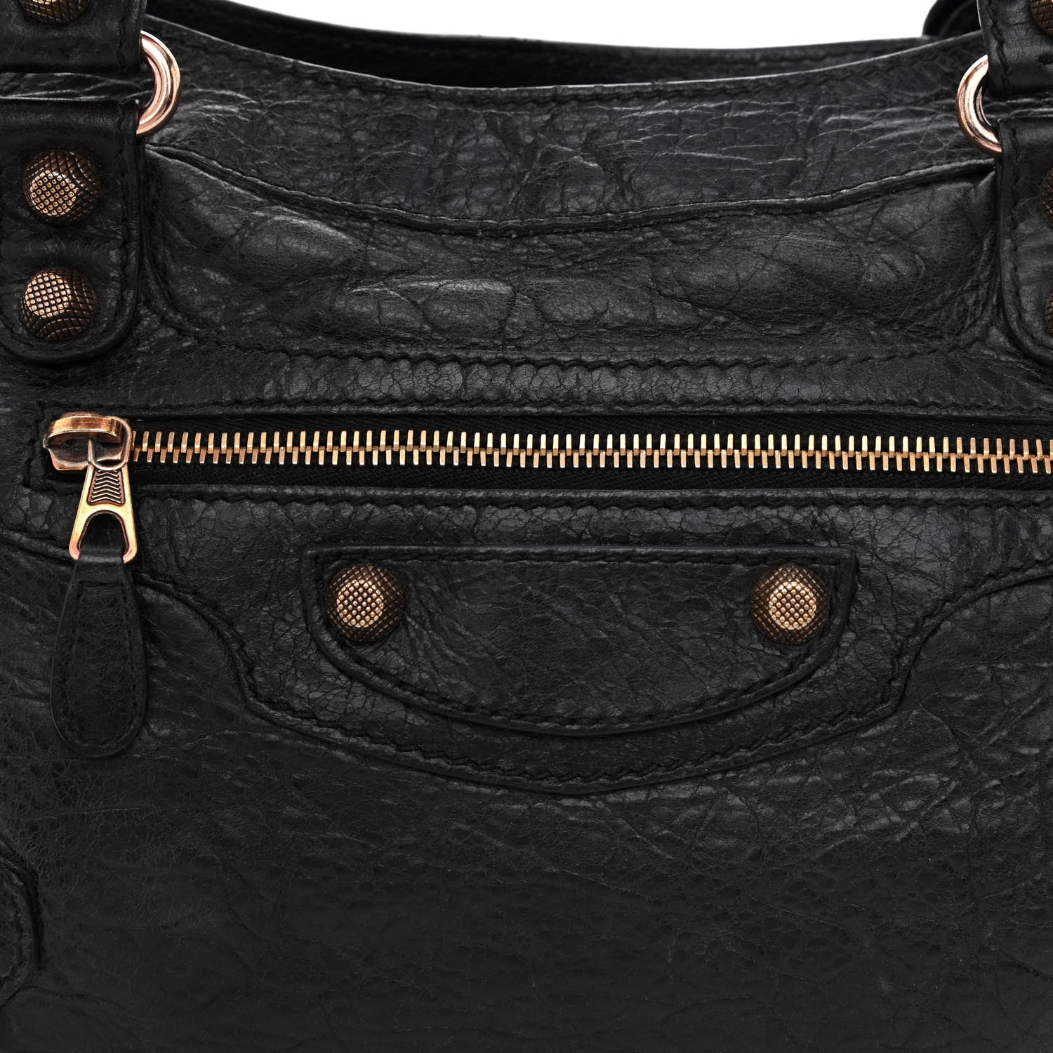 Balenciaga Agneau Giant 12 Rose Gold Hardware Town Black 8 of 13