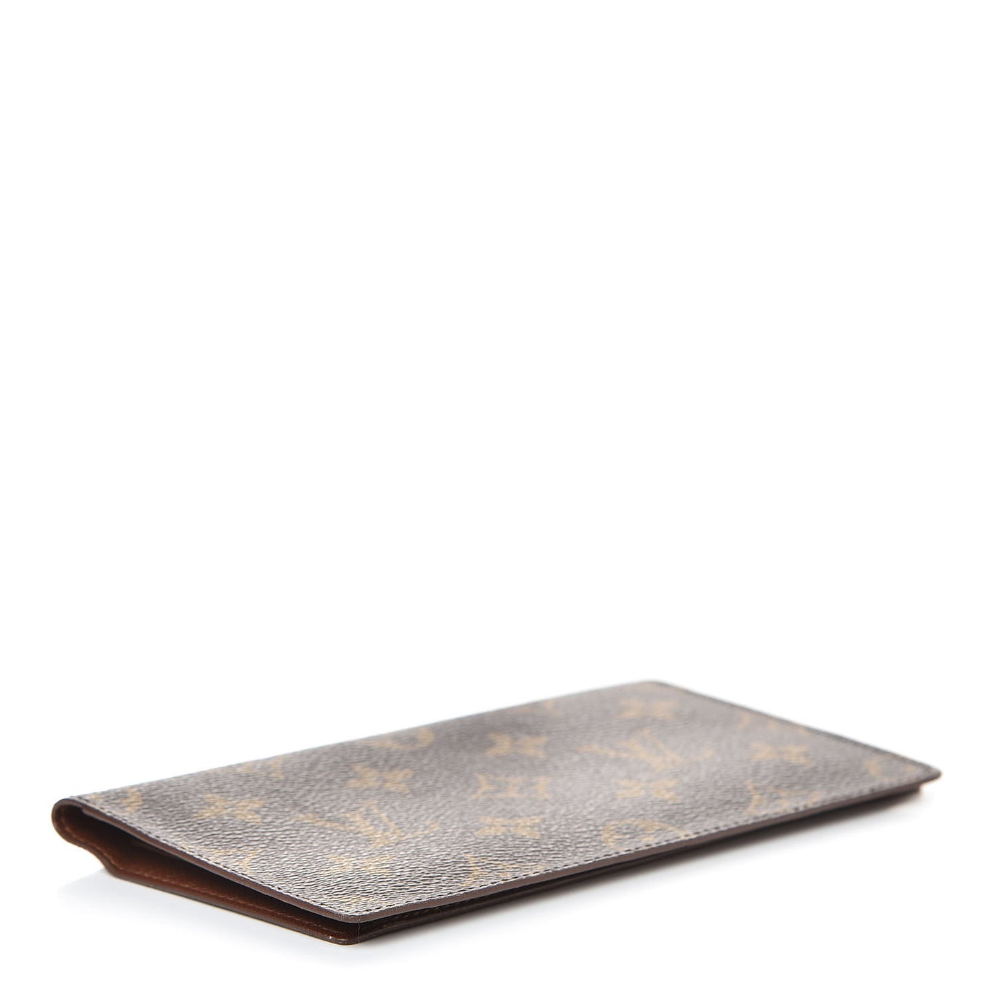 Monogram Simple Checkbook Holder Wallet