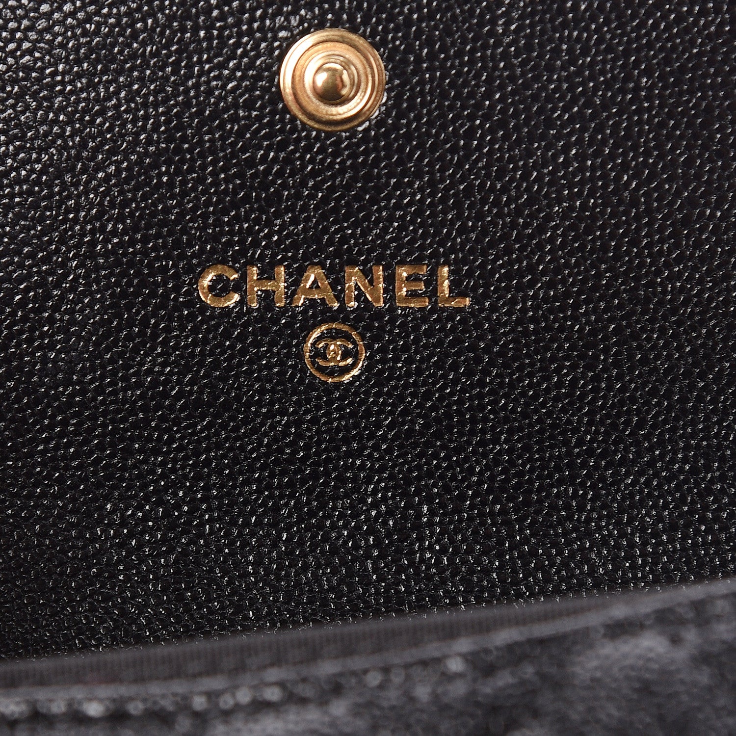 Chanel Caviar Quilted Boy Flap Card Holder Black 6 of 9