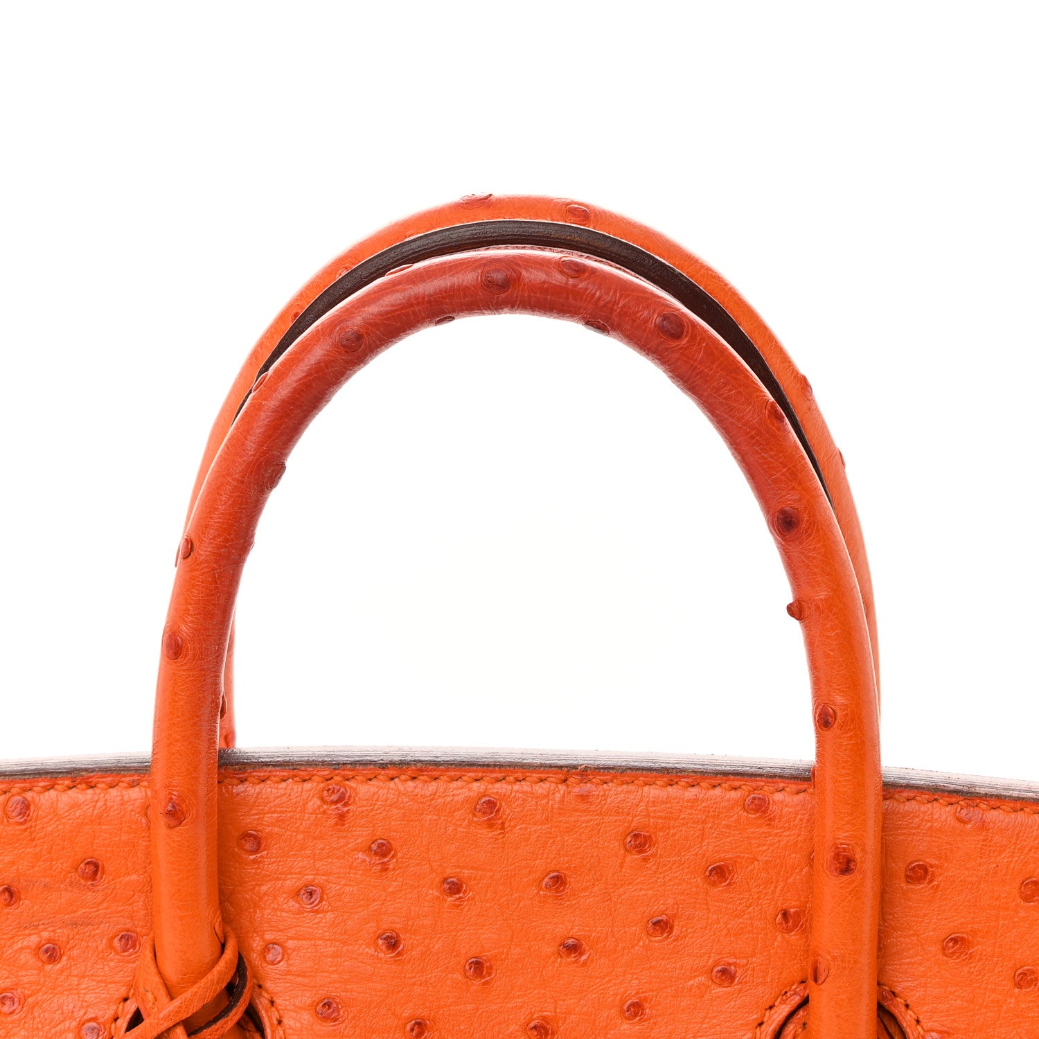 Hermes Ostrich HAC Birkin 32 Orange 15 of 20