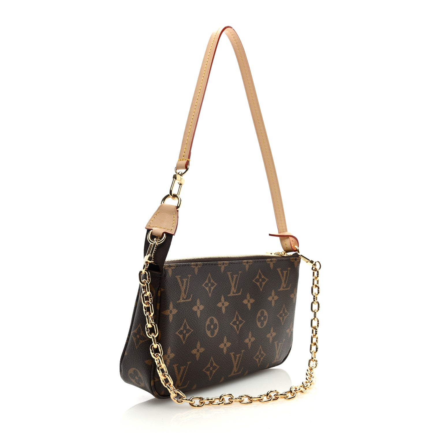 Louis Vuitton Monogram Chain Pochette Accessories 2 of 7