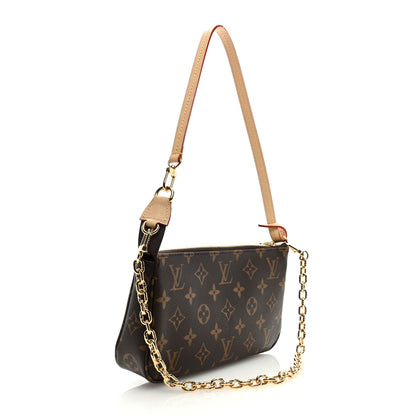 Louis Vuitton Monogram Chain Pochette Accessories 2 of 7