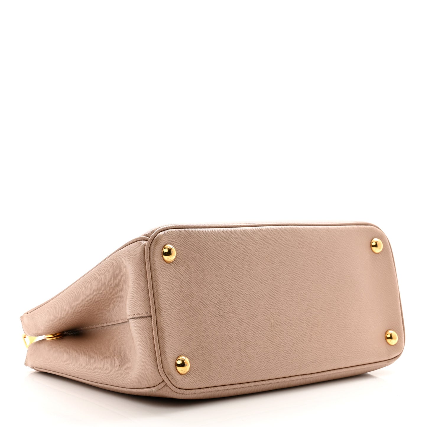 Saffiano Lux Small Galleria Double Zip Tote Cipria