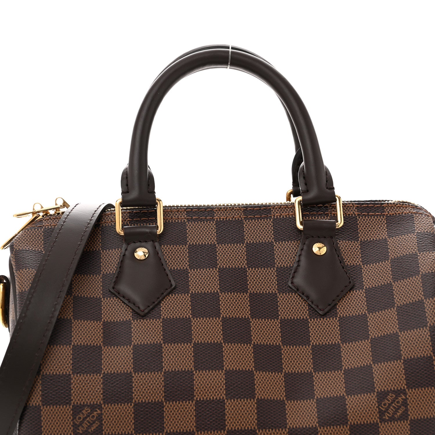Louis Vuitton Damier Ebene Speedy Bandouliere 25 7 of 12
