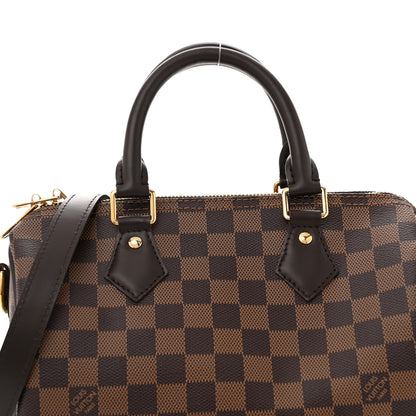Louis Vuitton Damier Ebene Speedy Bandouliere 25 7 of 12