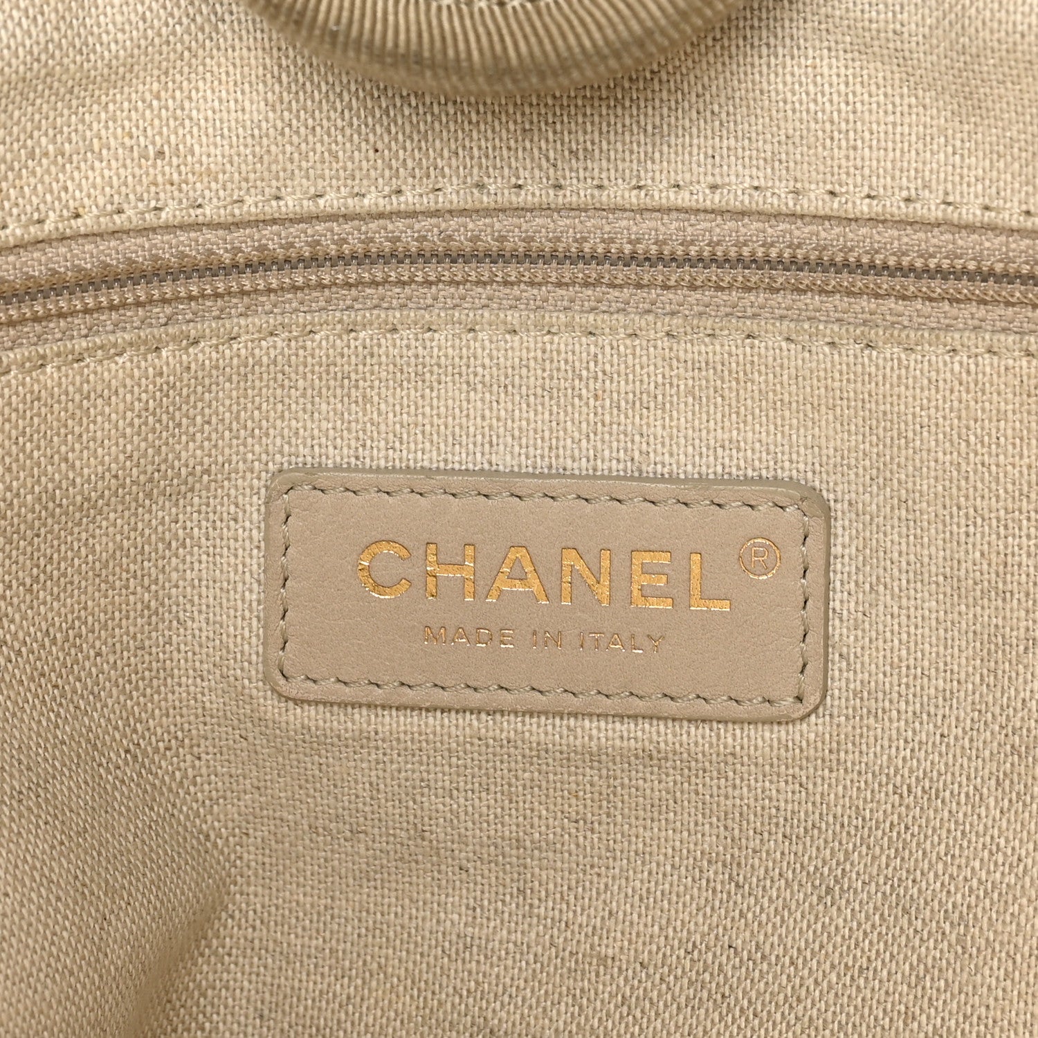 Chanel Mixed Fibers Small Deauville Tote Beige Black 7 of 11
