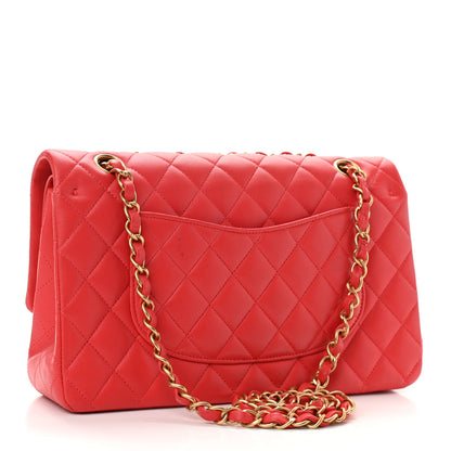 Chanel Lambskin Quilted Medium Double Flap Red 2 of 16
