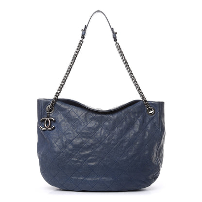 Chanel Caviar Quilted Simply CC Hobo Blue 1 of 18