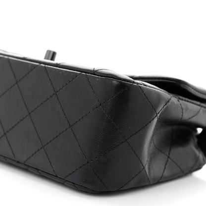 Chanel Lambskin Quilted Mini Rectangular Flap So Black 10 of 11