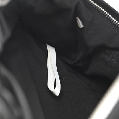 Off-White Canvas Quote Backpack Black 11 of 13