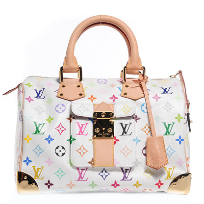 Louis Vuitton Monogram Multicolor Speedy 30 White 1 of 7