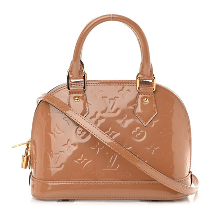 Louis Vuitton Vernis Alma BB Rose Velours 1 of 12