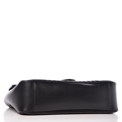 Gucci Calfskin Matelasse Large GG Marmont Shoulder Bag Black 4 of 10
