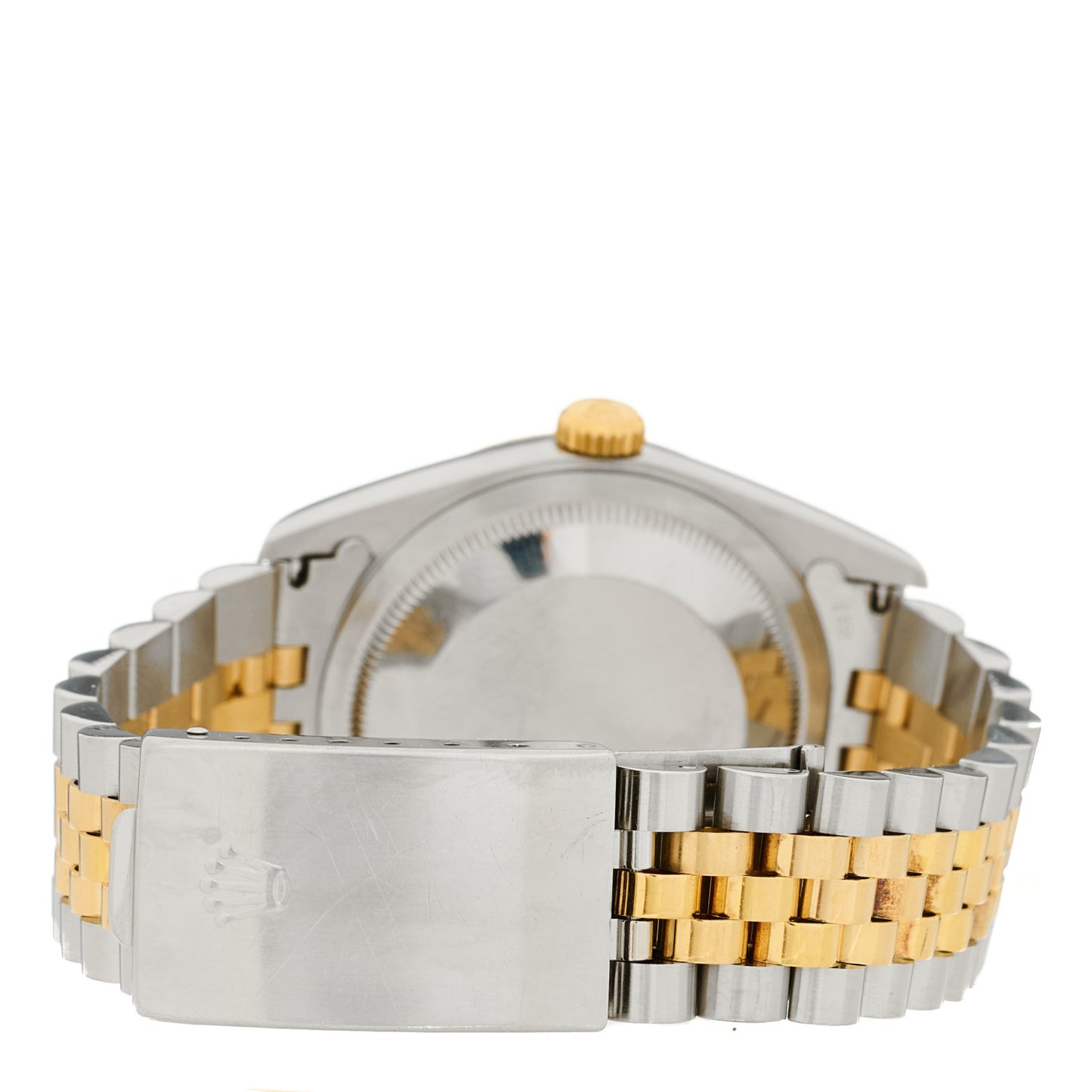 Stainless Steel 18K Yellow Gold Diamond 36mm Oyster Perpetual Datejust Watch Champagne 16233