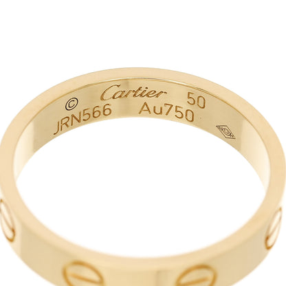 Cartier 18K Yellow Gold 3.5mm LOVE Wedding Band Ring 50 5.25 4 of 5