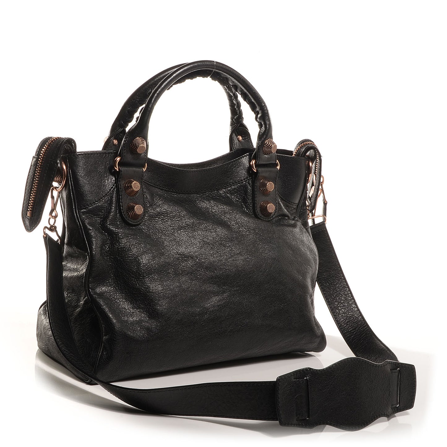 Agneau Giant 21 Rose Gold Hardware Velo Black