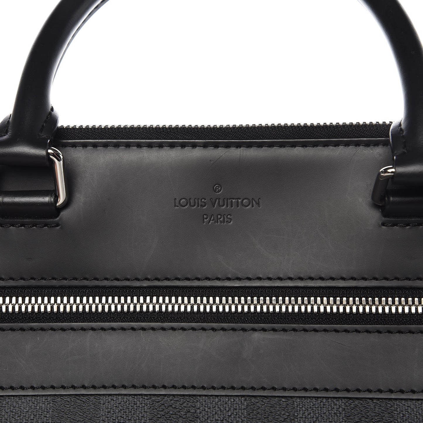 Damier Graphite Porte-Documents Jour