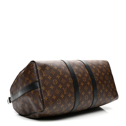 Louis Vuitton Monogram Macassar Keepall Bandouliere 45 3 of 8