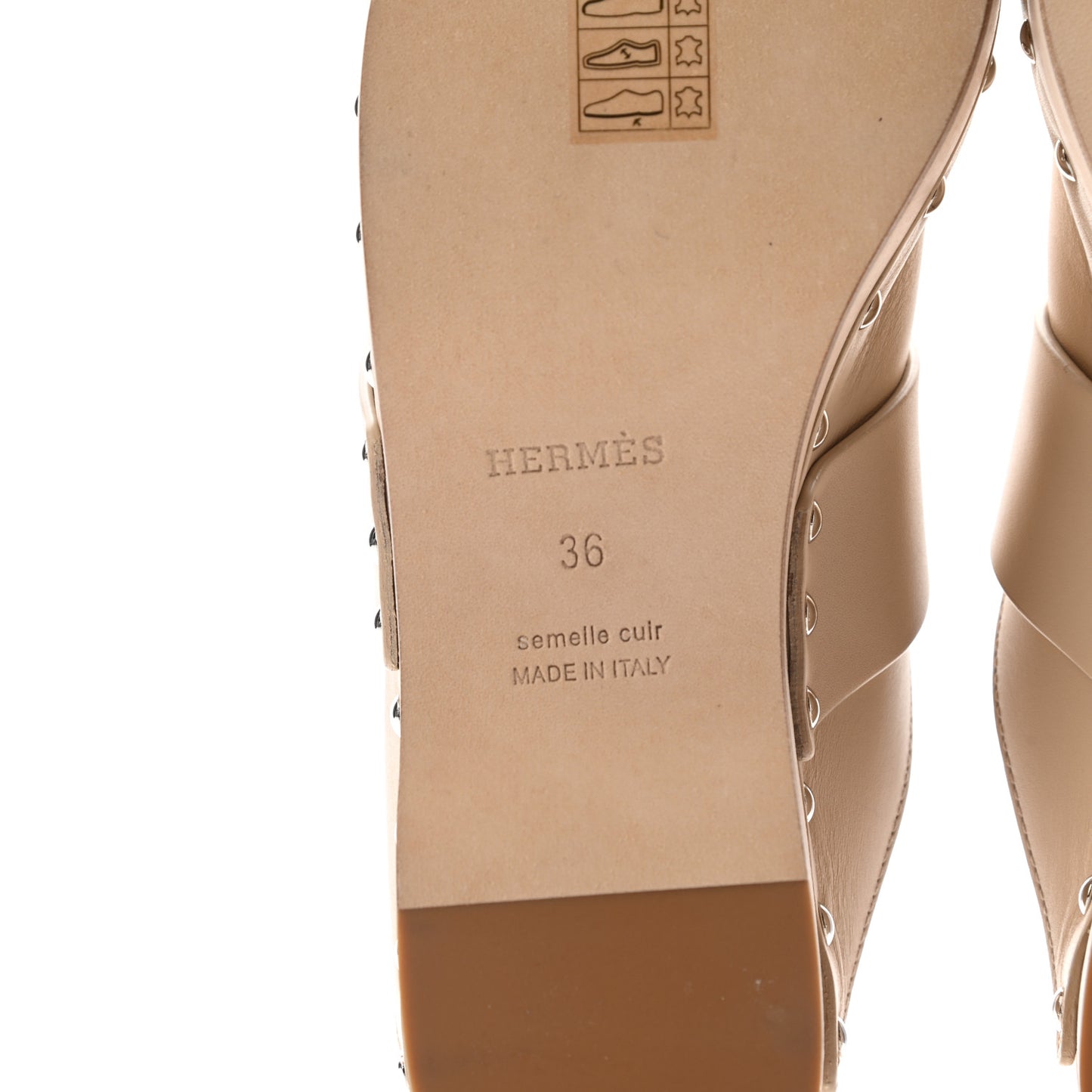 Calfskin Calya Mules 36 Hetre