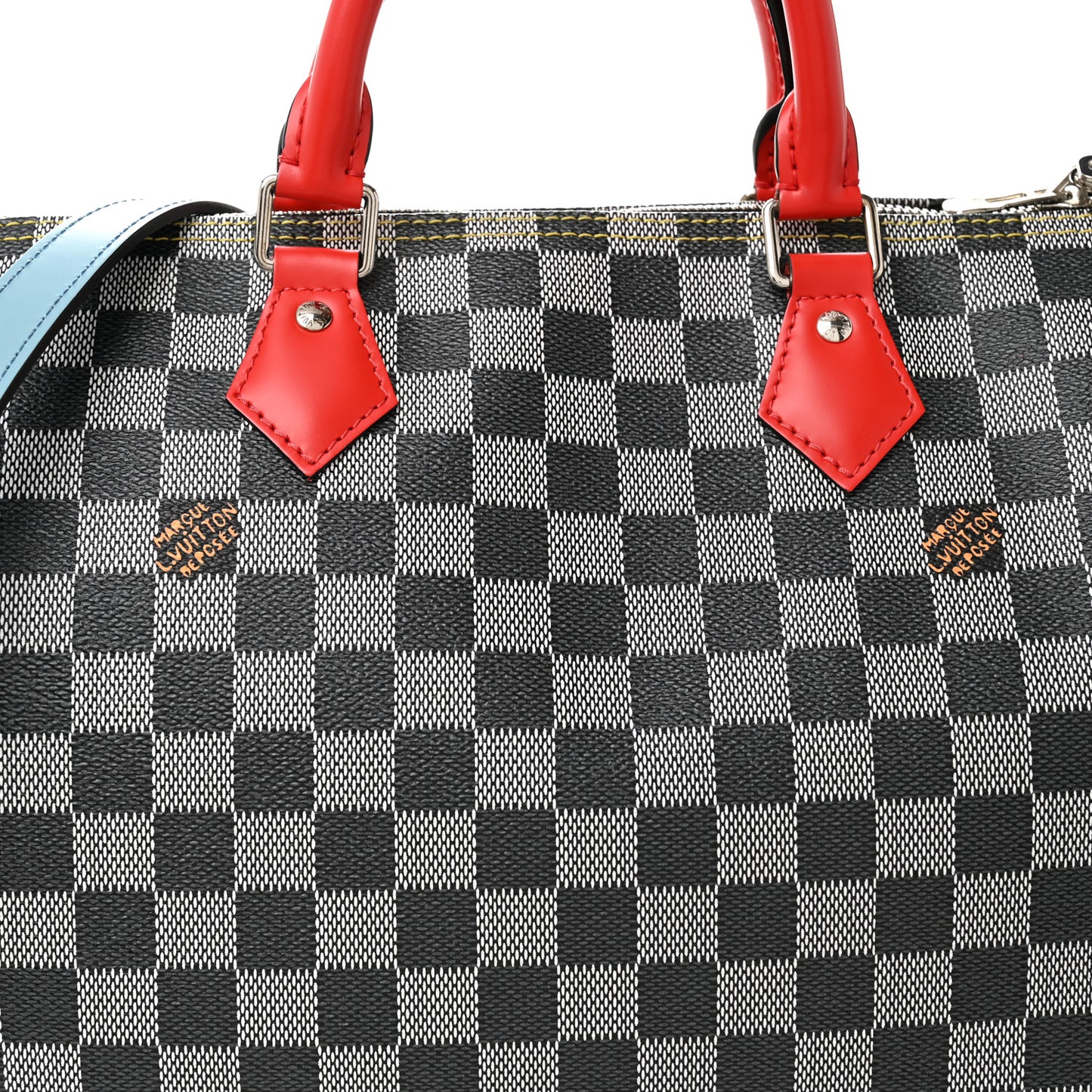 Damier Speedy Bandouliere 30 Black White