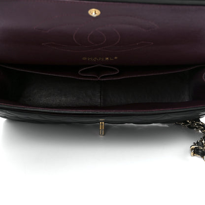 Chanel Lambskin Quilted Jumbo Double Flap Black 5 of 12