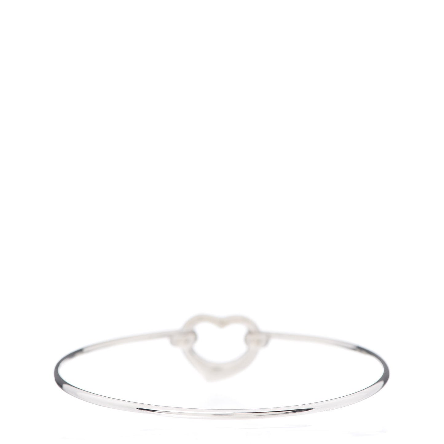 Sterling Silver Elsa Peretti Open Heart Bangle