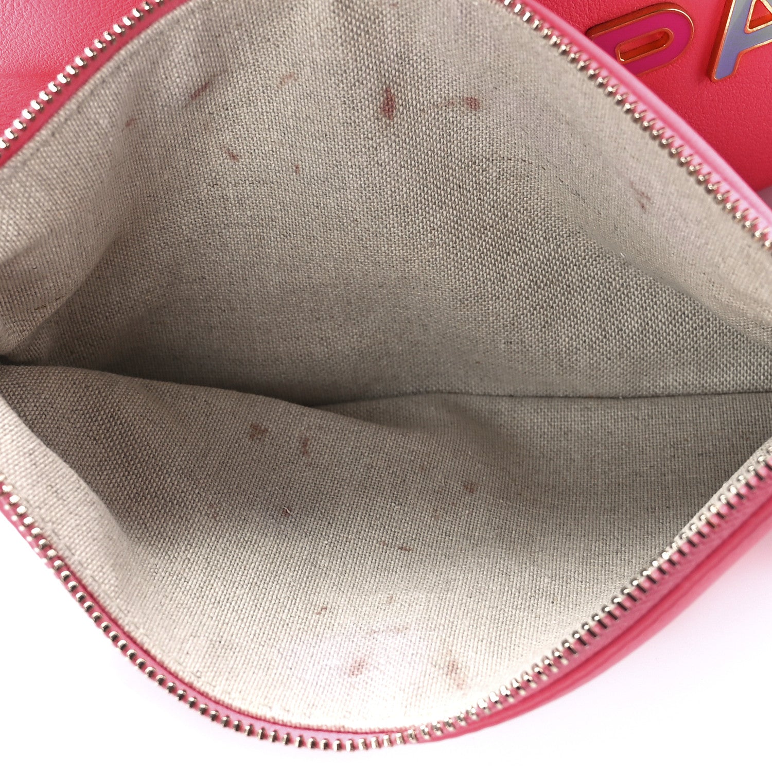 Chanel Calfskin Medium Deauville Tote Coral Pink 13 of 14