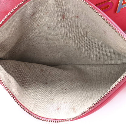 Chanel Calfskin Medium Deauville Tote Coral Pink 13 of 14