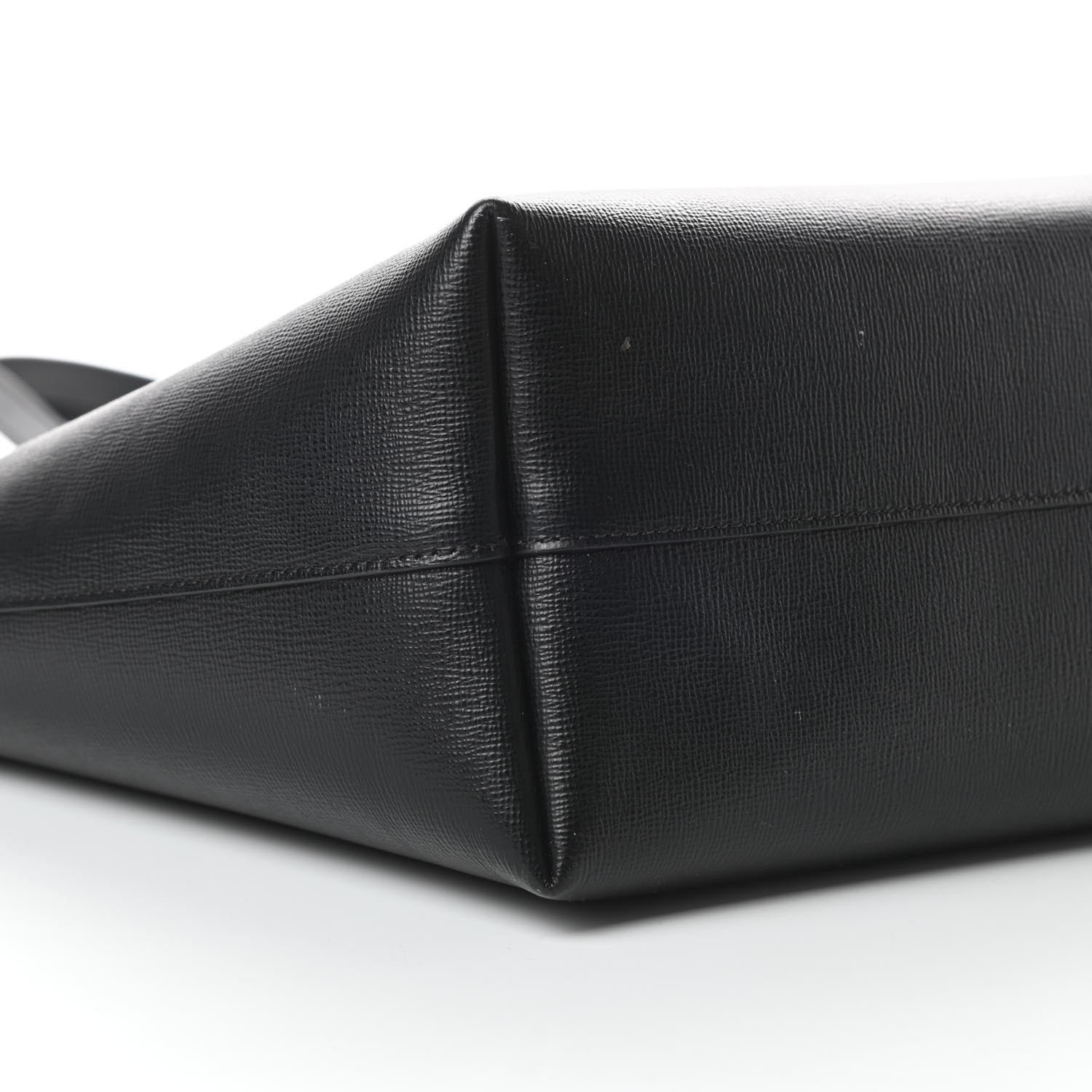 Tom Ford Grained Calfskin Small T Tote Black 9 of 15