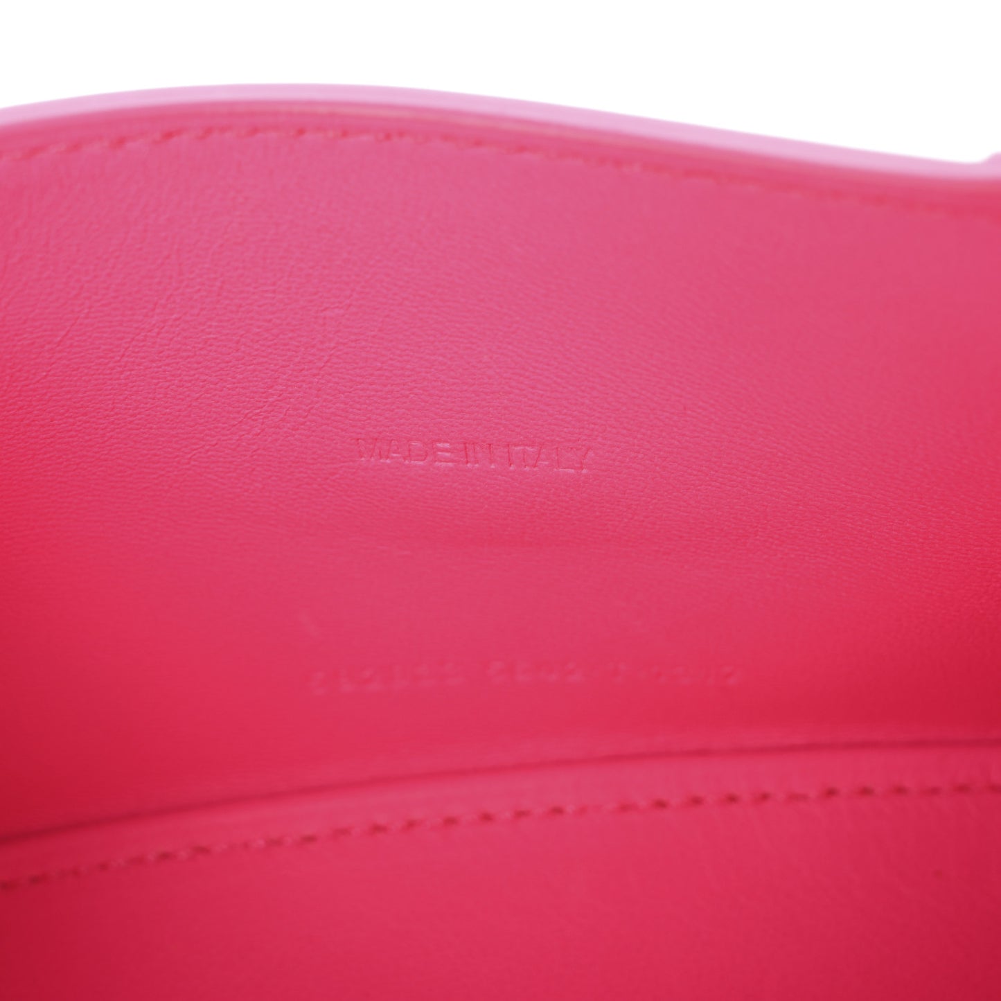 Shiny Box Calfskin Hourglass Top Handle Bag XS Hot Pink
