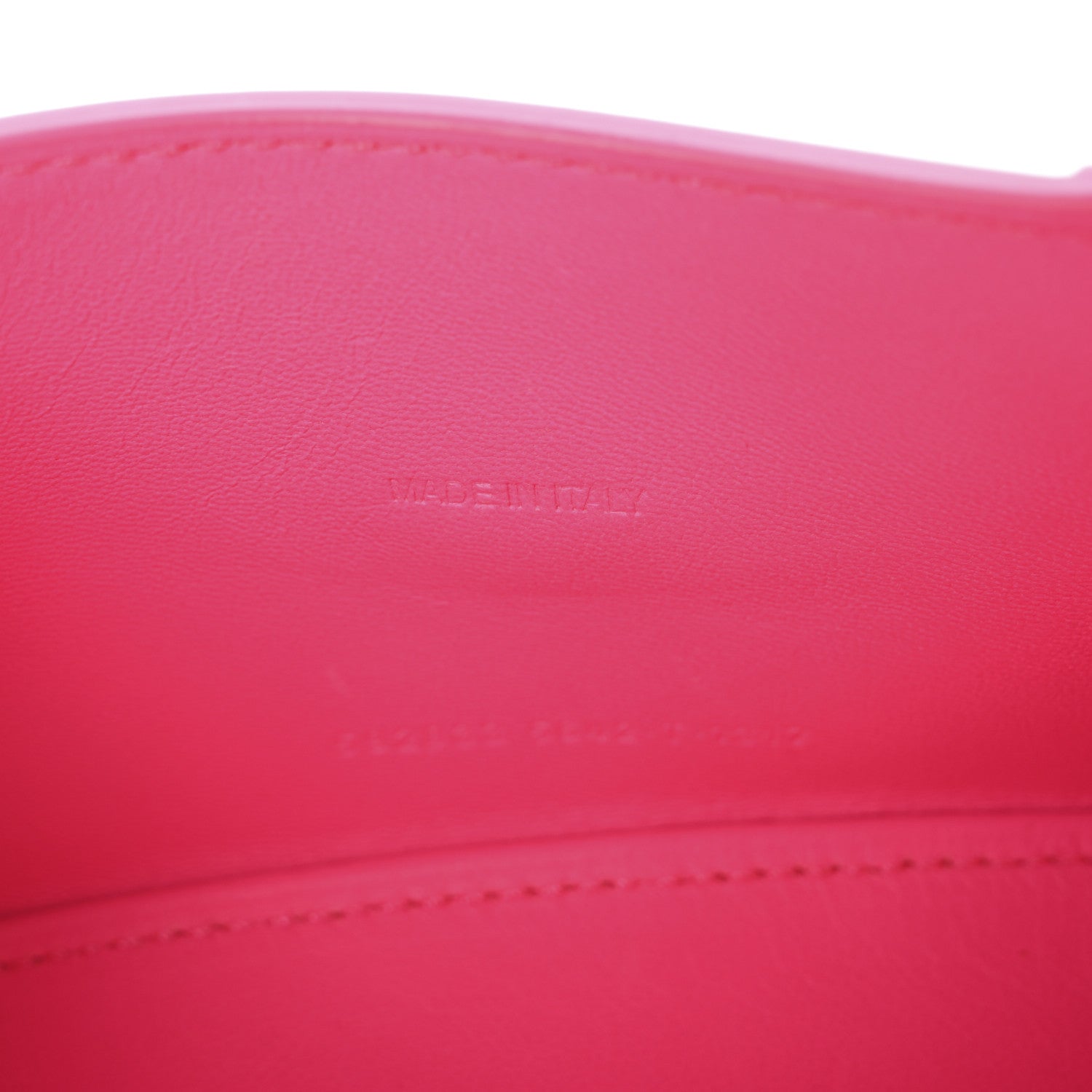 Balenciaga Shiny Box Calfskin Hourglass Top Handle Bag XS Hot Pink 7 of 11
