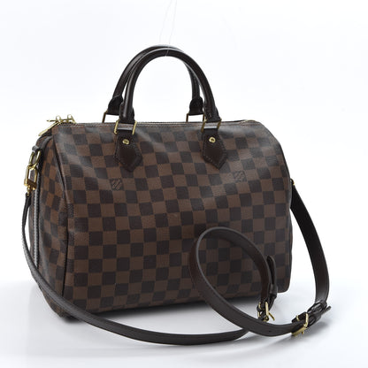 Louis Vuitton Damier Ebene Speedy Bandouliere 30 2 of 9