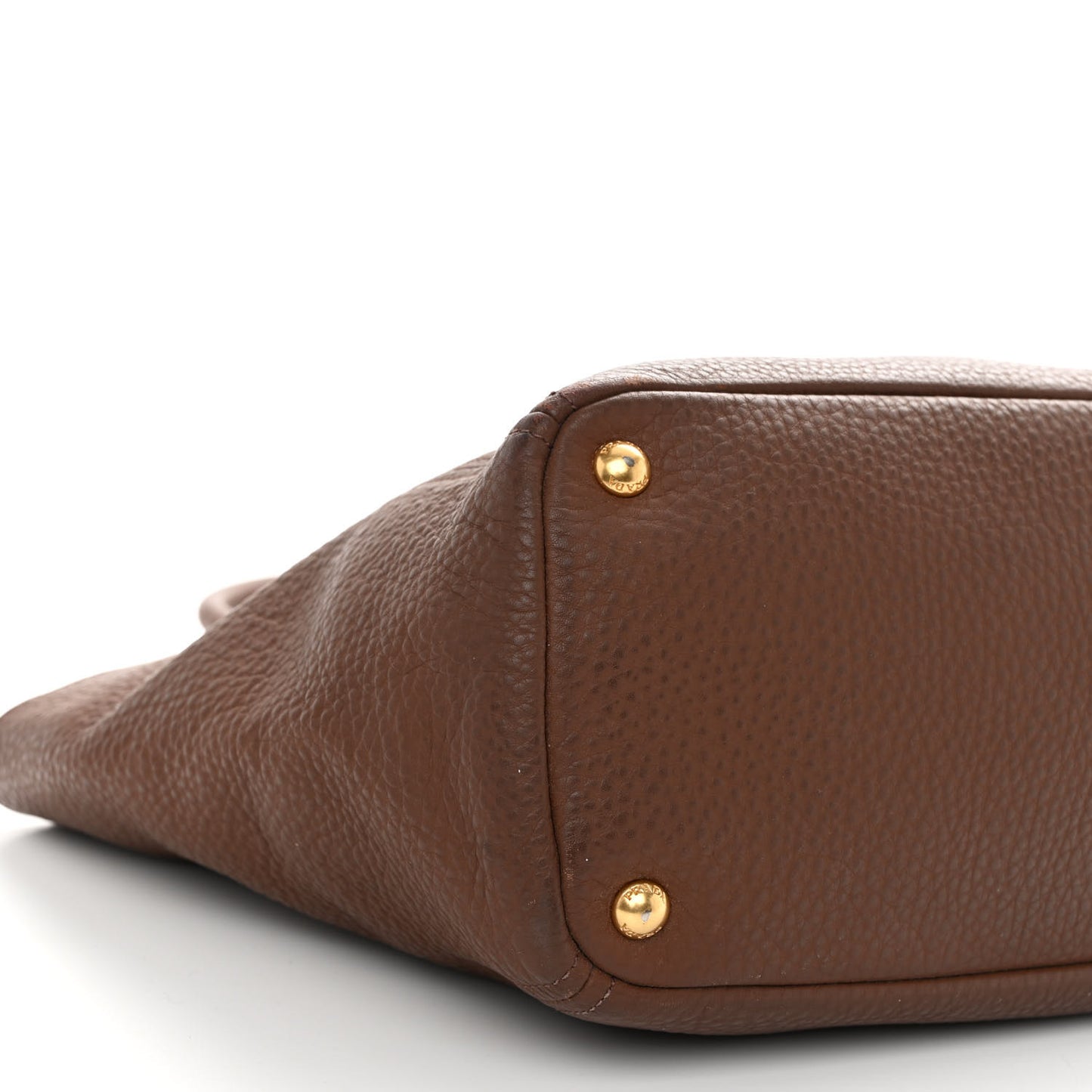 Vitello Daino Side Pocket Tote Palissandro