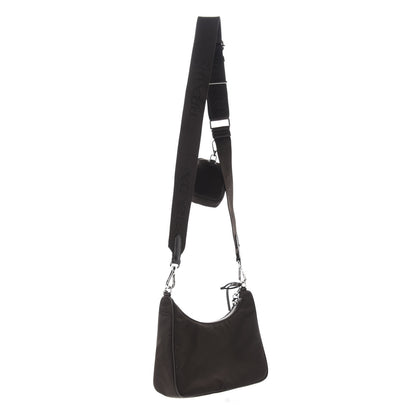 Prada Tessuto Nylon Re-Edition 2005 Shoulder Bag Caffe 3 of 12