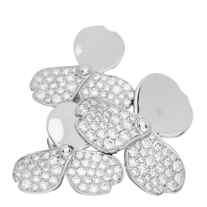 Tiffany Platinum Diamond Paper Flowers Cluster Ring 52 6 1 of 6