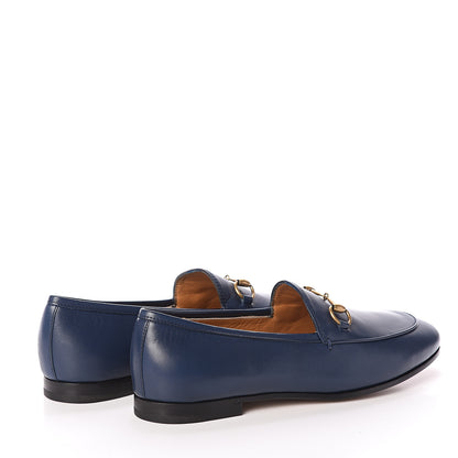 Gucci Malaga Kid Womens Jordaan Loafers 38 Blue Agata 4 of 7