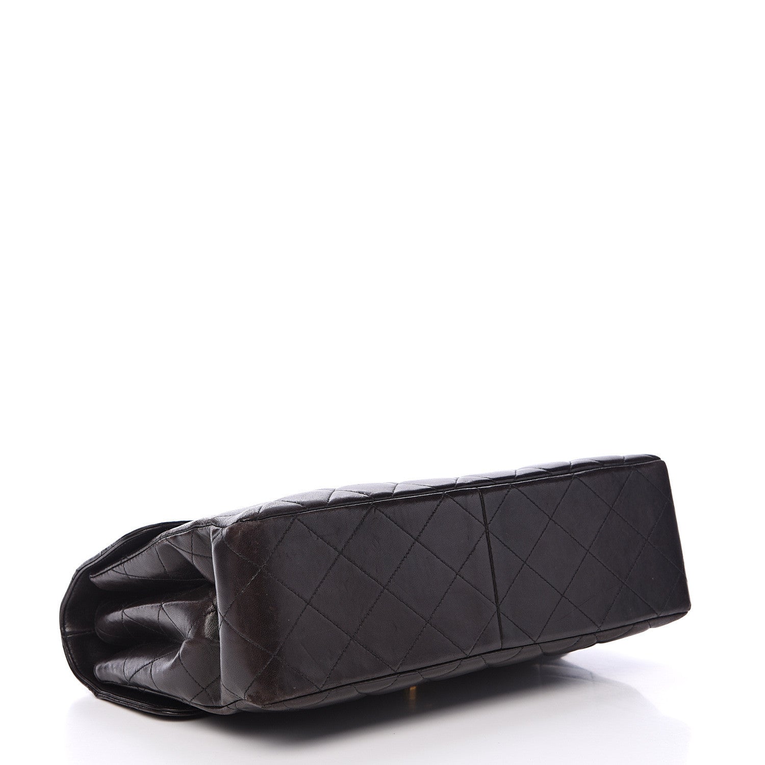 Chanel Lambskin Quilted Jumbo Double Sided Flap Black 3 of 21