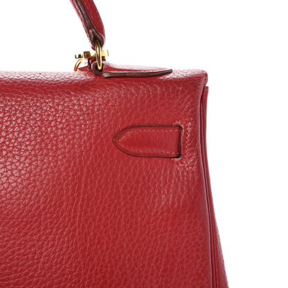 Hermes Taurillon Clemence Retourne Kelly 32 Rouge 34 of 41