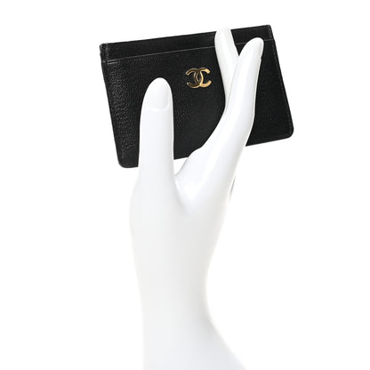 Chanel Goatskin CC Card Holder Black 2 of 9