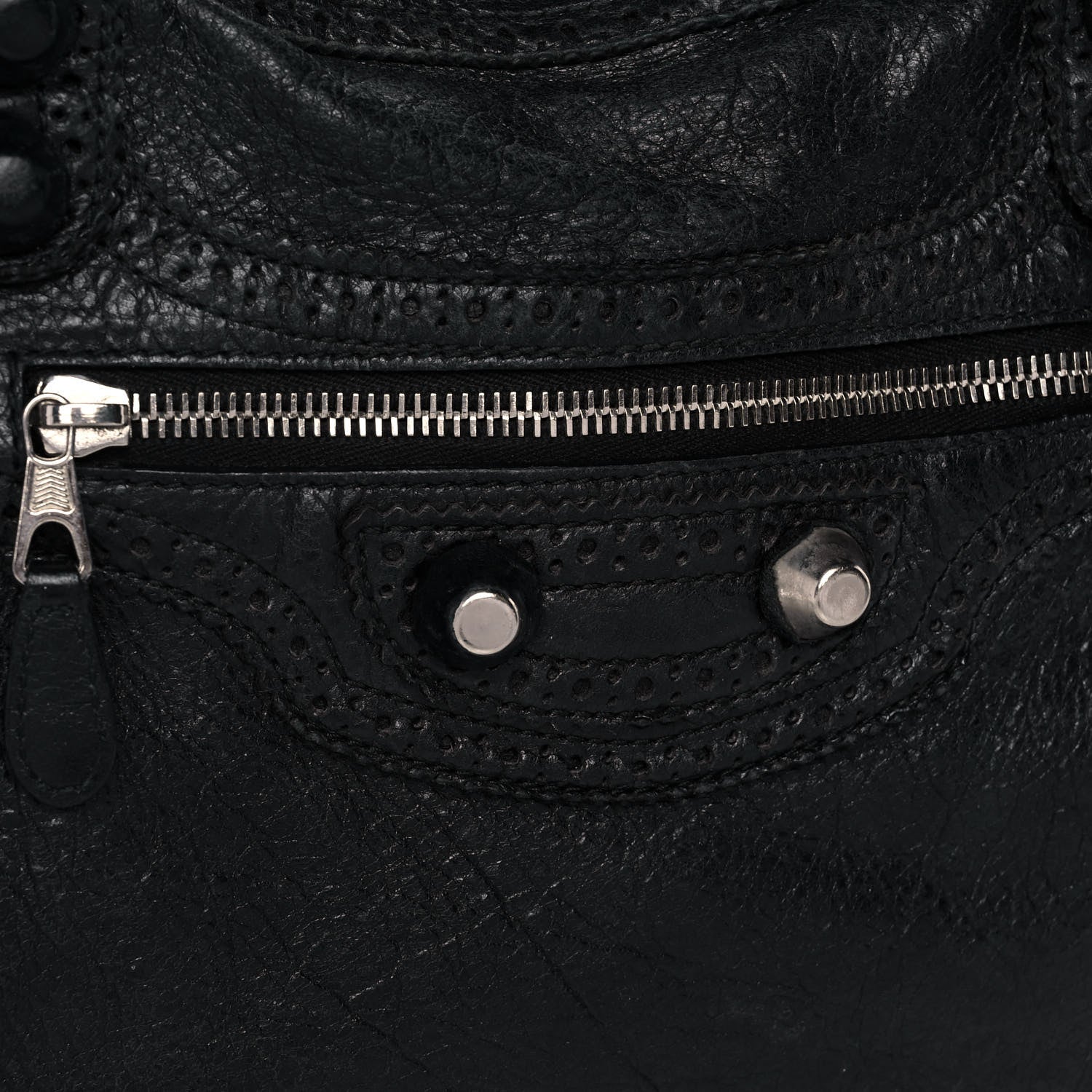 Balenciaga Agneau Giant Brogues Hardware City Black 15 of 20