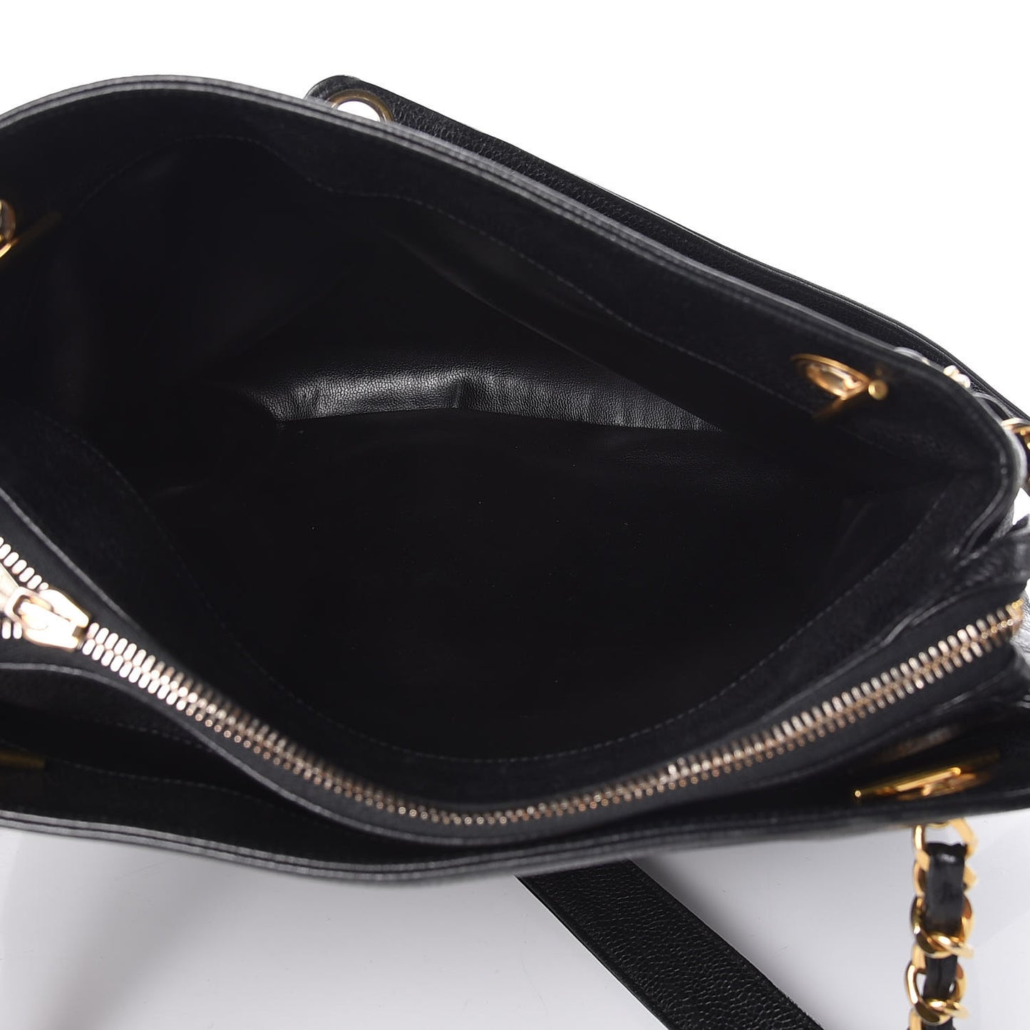Caviar CC Shoulder Bag Black