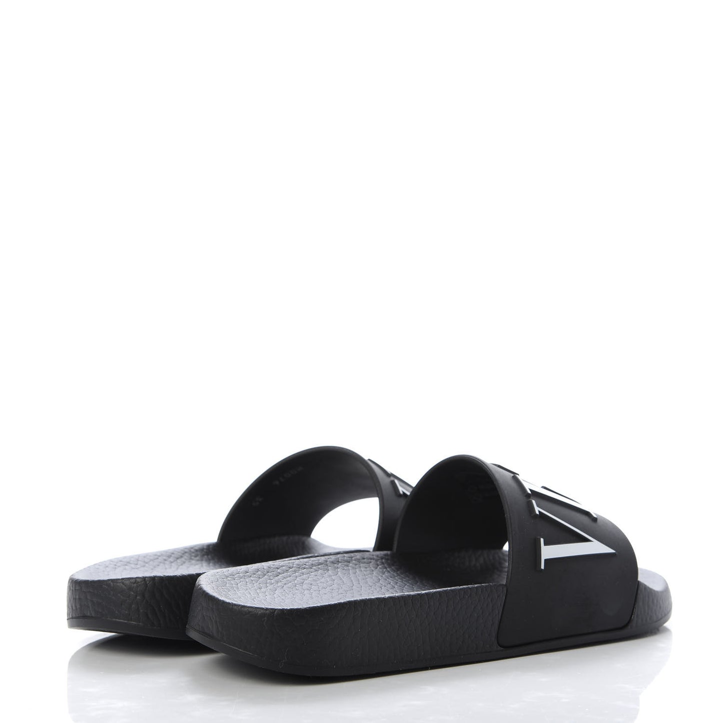 Rubber VLTN Pool Slide Sandals 35 Black